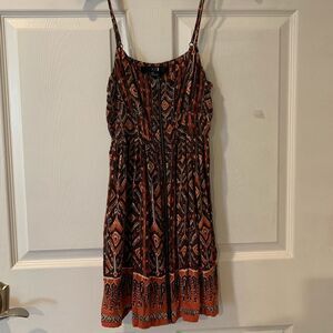 Forever 21 Tribal Spaghetti Strap Dress